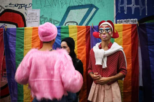 Parada LGBT na avenida Paulista 