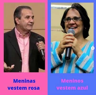 Menino veste azul, menina veste rosa