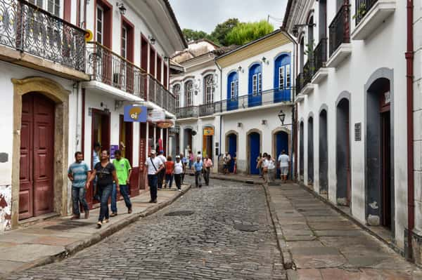 Rua do Bancos, no Centro Histórico de Ouro Preto