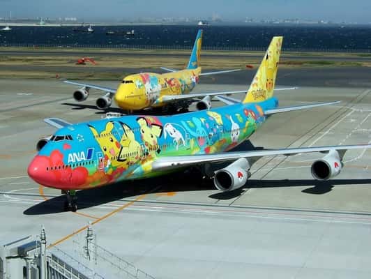 Os aviões Pokémon da All Nippon Airways  