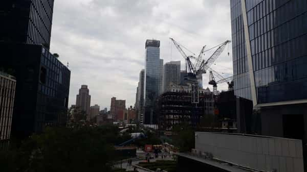 O complexo Hudson Yards ainda está em obras