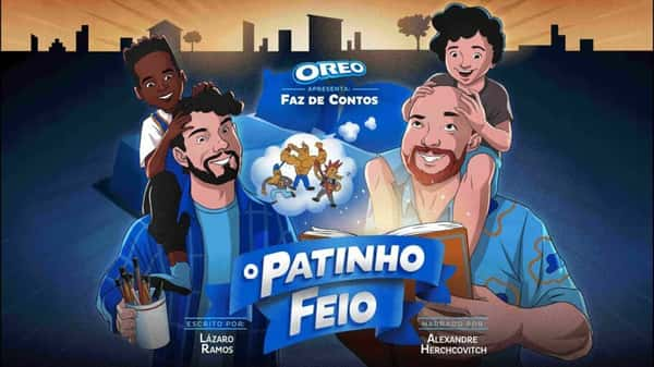 O conto “O Patinho Feio” teve sua nova versão inspirada na relação de Herchcovitch com seus dois filhos, Fernando e Ben