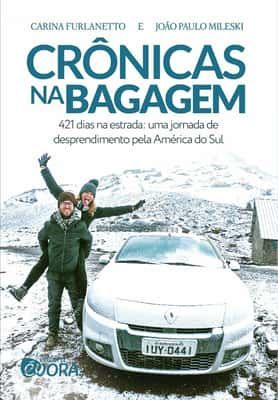 Capaa do livro “Crônicas na Bagagem 