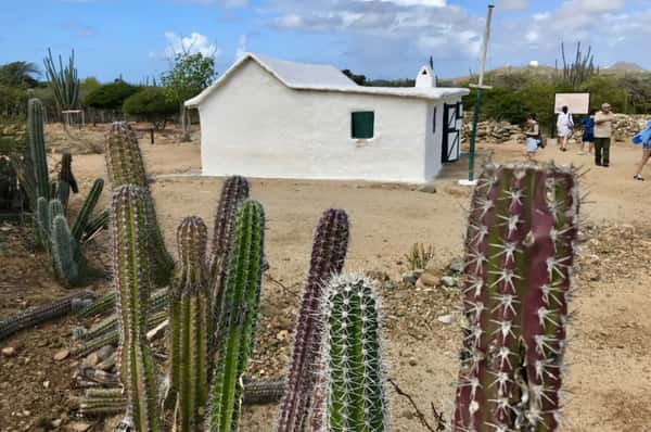 Casa de adobe data de 1730 foi de Arikok, holandês que deu nome ao parque em Aruba