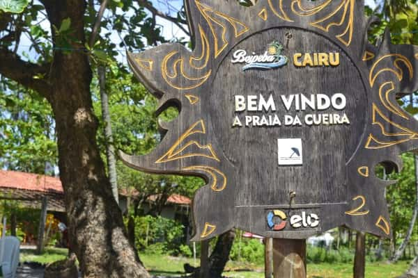 Praia da Cueira tem uma bom infraestrutura