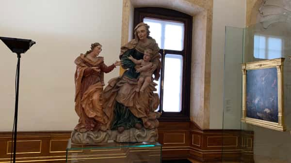 Imagens religiosas no Museu Arquidiocesano