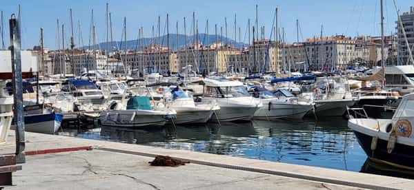 Vieux-Port, o antigo porto de Marselha