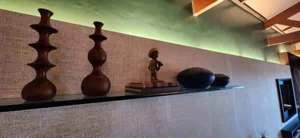 Detalhes da decoração dos bangalôs