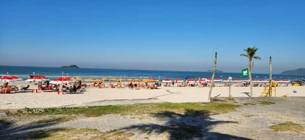 Vista da praia da Enseda