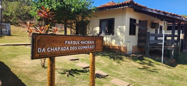 Centro de apoio aos visitantes do Parque Nacional da Chapada dos Guimarães