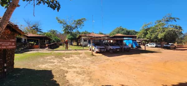 Centro de apoio aos visitantes do Parque Nacional da Chapada dos Guimarães