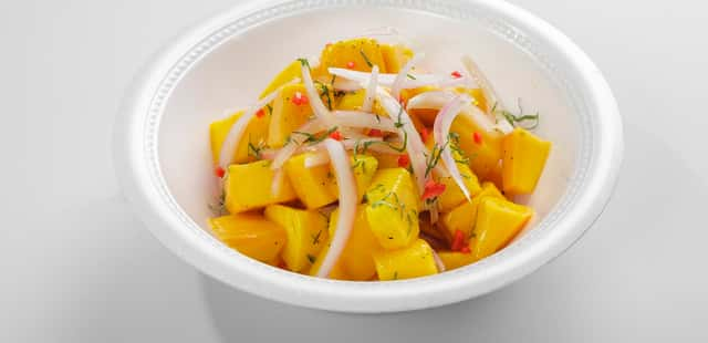 Ceviche de manga: frescor tropical na sua mesa