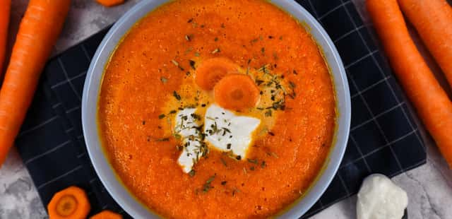 Sopa de cenoura: cremosidade e sabor para aquecer