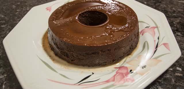 Flan de chocolate que vai conquistar seu paladar