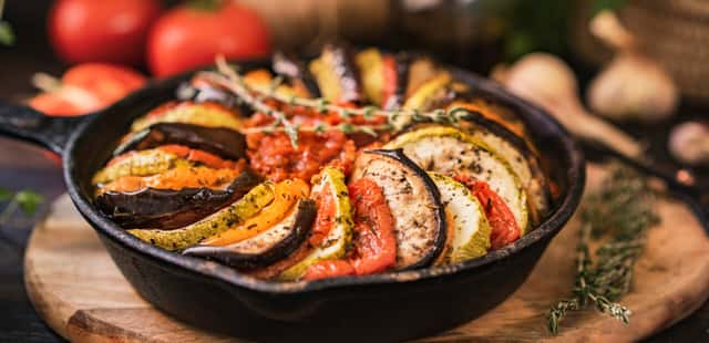 Ratatouille saboroso em 7 passos fáceis