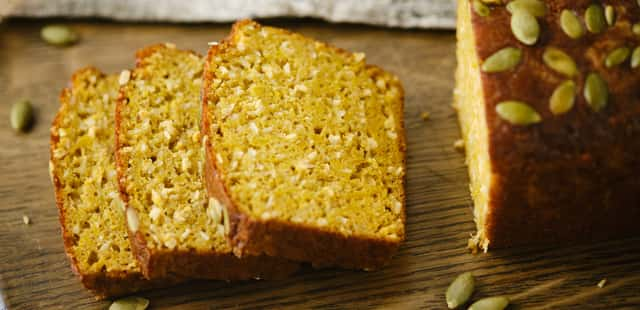 Pão de abóbora low carb fofinho