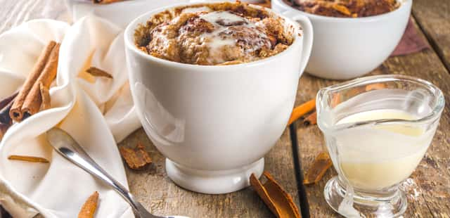 Bolo de canela de micro-ondas: delícia de sabor!