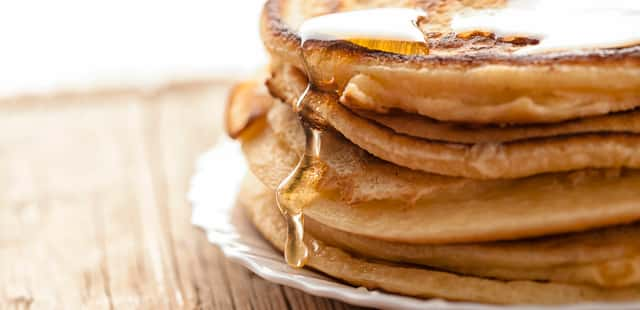 Panquecas fofas e deliciosas para comer acompanhado