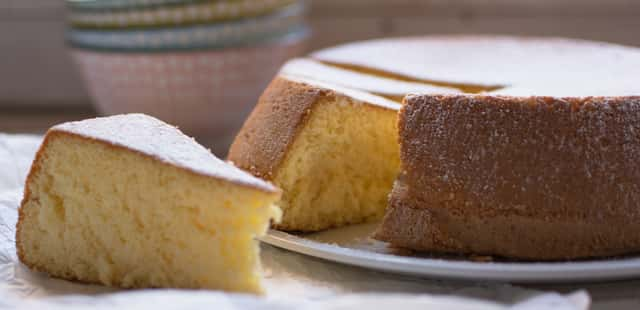 Bolo de pão de queijo delicioso