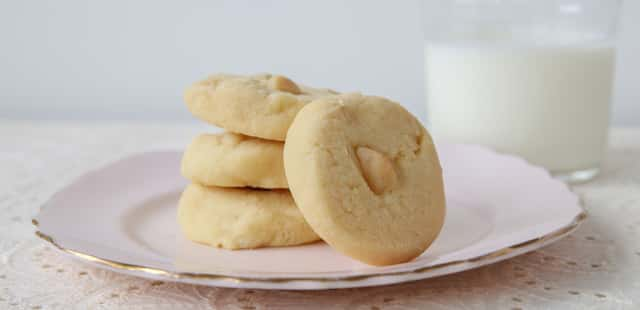 Biscoito de louça crocante para acompanhar seu café