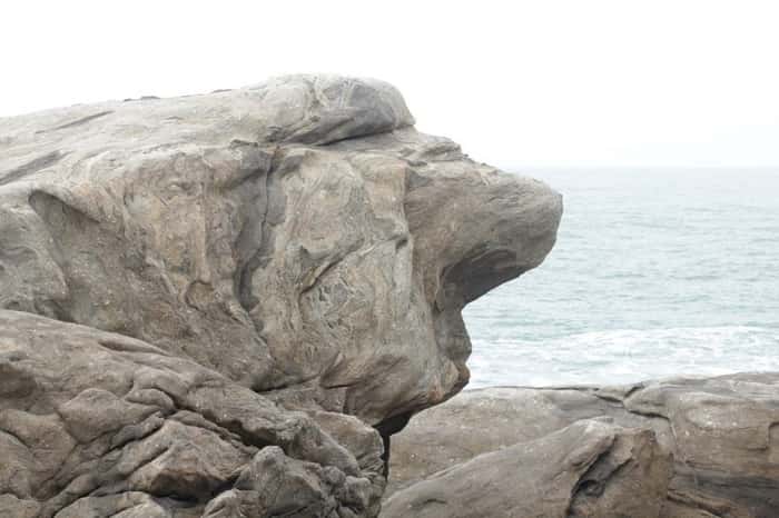 Pedra em formato de leão - Foto: Victor Sousa