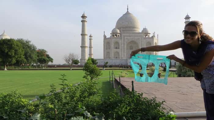 200 no Taj Mahal, na Índia