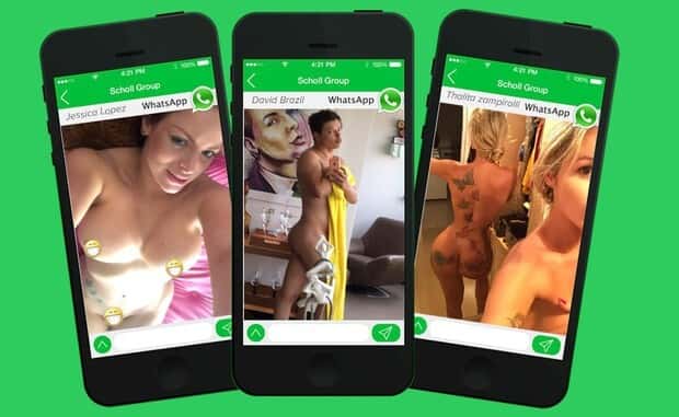 Após volta do WhatsApp, famosos enviam nudes (Reprodução/Arquivo pessoal/EGO)