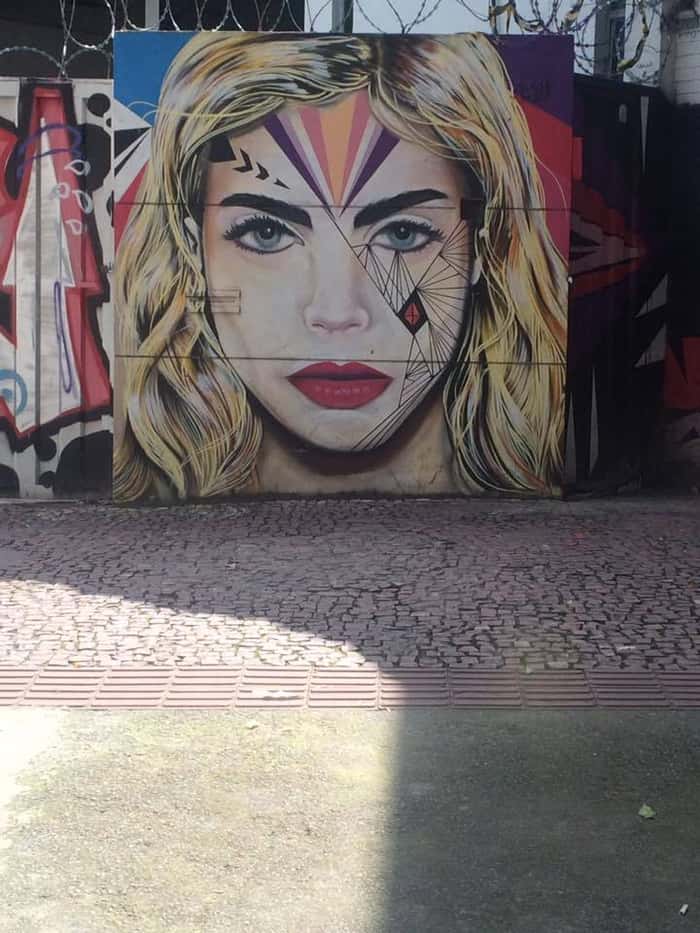 Graffiti na Praça da Liberdade, clicado por Ediane Freire