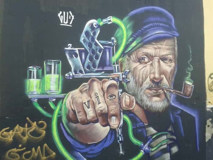 Graffiti clicado na Nova Suíça, por Felipe Barros