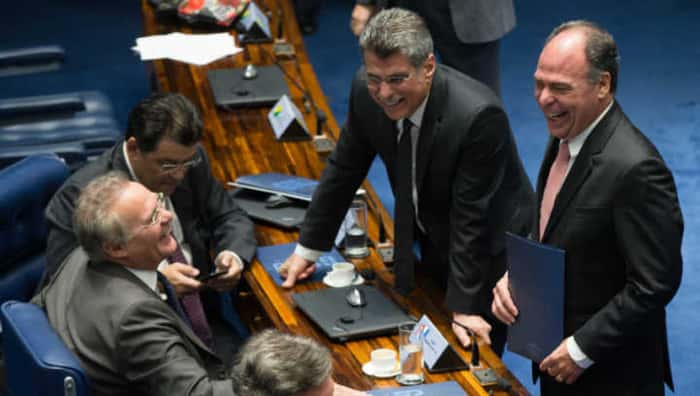 Brasília- DF 22-02-2017 Sessão do senado para votar a indicação para o STF do ministro, Alexandre Moraes.  Foto Lula Marques 