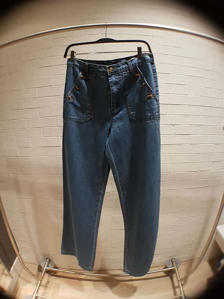 Calça Jeans flare: R$ 49,50