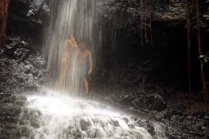 Cachoeira do Sancho, no Mar de Dentro, em Fernando de Noronha