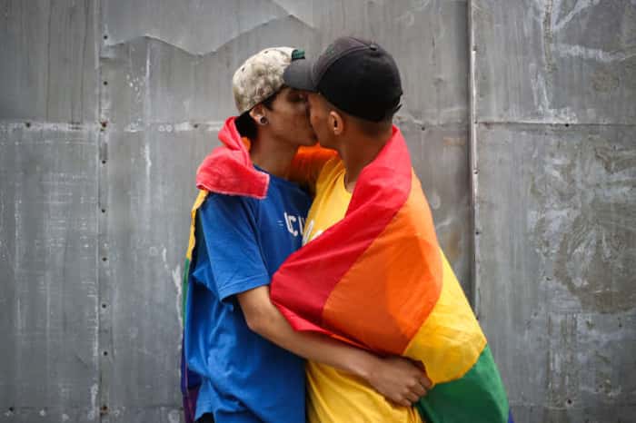 Parada LGBT na avenida Paulista 