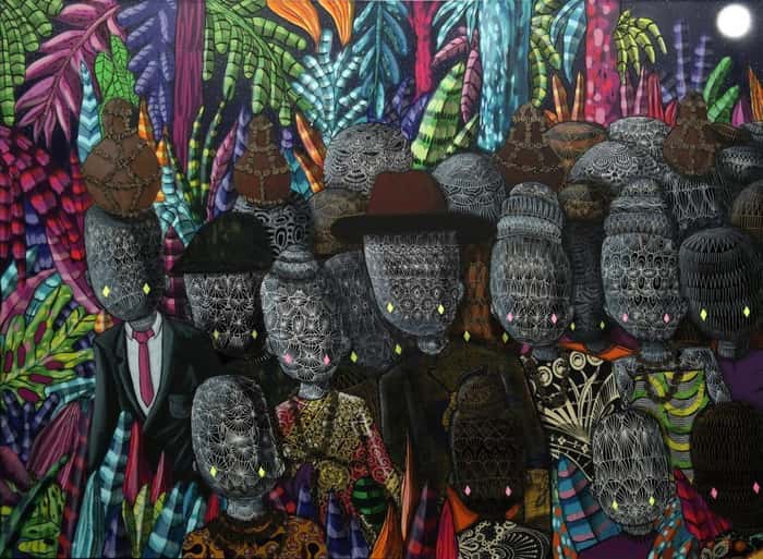 Obra 'Marcha do Povo Insônia' integra a exposição 'Toz - Cultura Insônia'