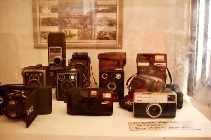 Máquinas fotográficas do acervo do museu