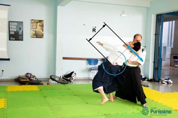 Aulas de física com artes marciais
