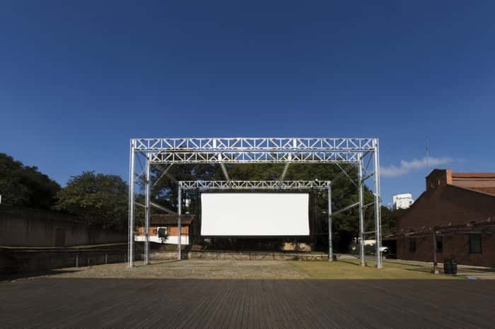 área externa da cinemateca brasileira