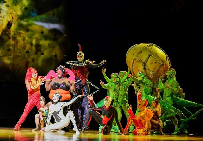 Espetáculo 'OVO', do Cirque du Soleil