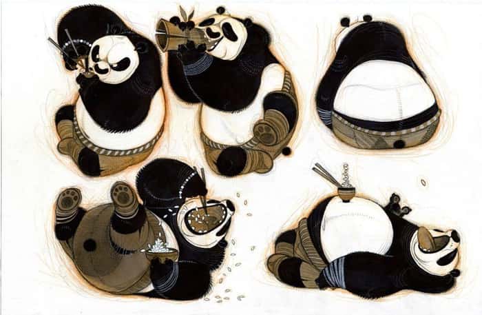 Kung Fu Panda (2008) / Item do acervo da mostra do estúdio DreamWorks Animation
