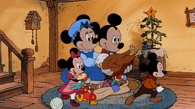 cena de Mickey's Christmas Carol