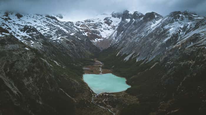 Laguna Esmeralda, en Ushuaia, Patagonia Argentina