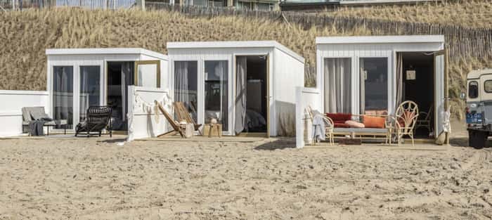 O Ajuma Strandkamers fica em uma praia privativa em Zandvoort