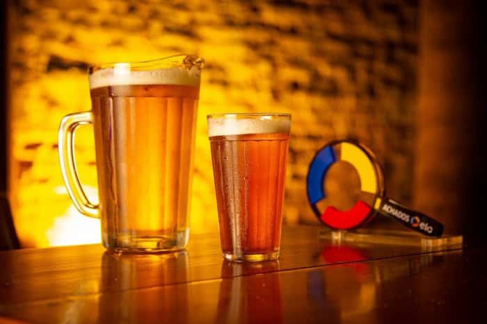 A cervejaria vende cerca de 5 mil litros de cerveja só na Casa das Caldeiras