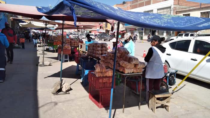 Iguarias vendidas no no Mercado Central de Uyuni