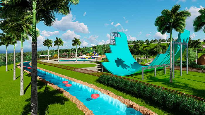 O parque aquático Bali Park será inaugurando em três fases