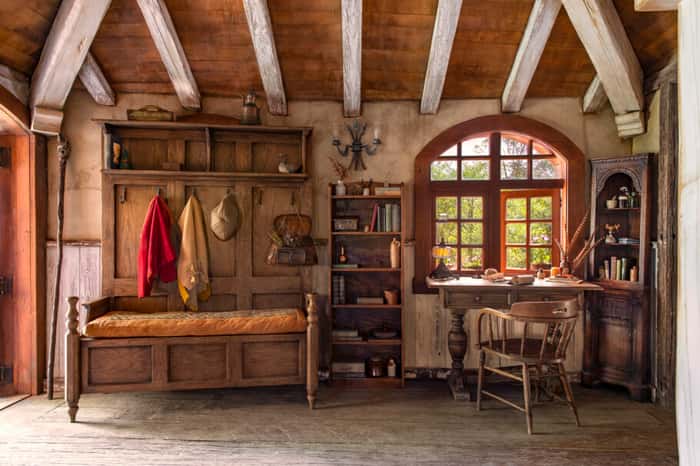Um dos espaços da casa The Millhouse, na vila de Hobbiton, onde os hóspedes da ação do Airbnb poderão passar a noite 