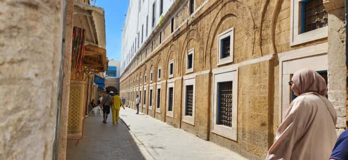As ruas estreitas da Medina revela belezas únicas