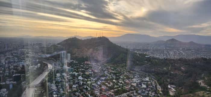 Vista do Cerro San Cristóbal