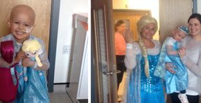 Enfermeiras cantam “Let It Go!” para alegrar quimioterapia de menina de 3 anos