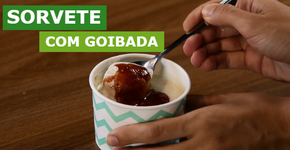 Vídeo: Sorvete de leite condensado com goiabada